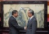 王毅会见柬埔寨副首相兼外交大臣布拉索昆