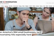 【世界说】美国学者：于美国3500万小企业而言关税不确定性的打击尤为沉重