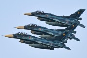 日本航空自卫队一架F-2战斗机坠毁